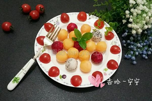 哈密瓜拼盘的做法_哈密瓜拼盘的做法大全_哈