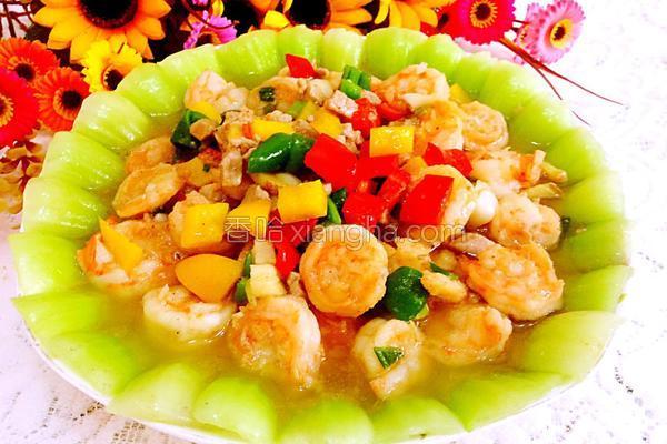 彩椒炒虾仁油菜的做法_彩椒炒虾仁油菜的做法