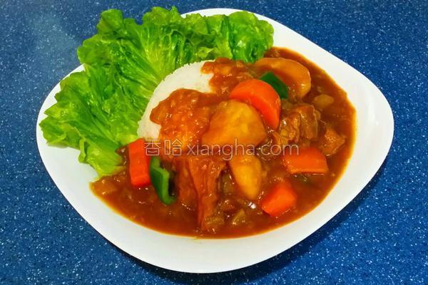 日式咖喱牛腩饭的做法_日式咖喱牛腩饭的做法