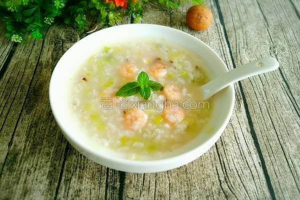 卷心菜虾仁白米粥的做法_卷心菜虾仁白米粥的