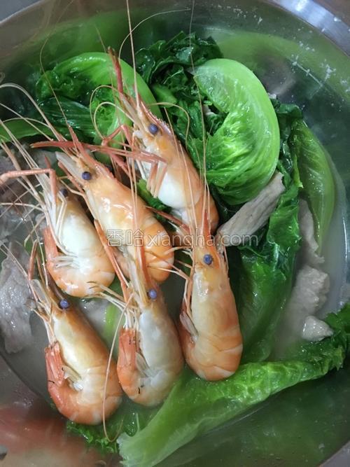 鲜虾瘦肉生菜面的做法大全【图】_鲜虾瘦肉生