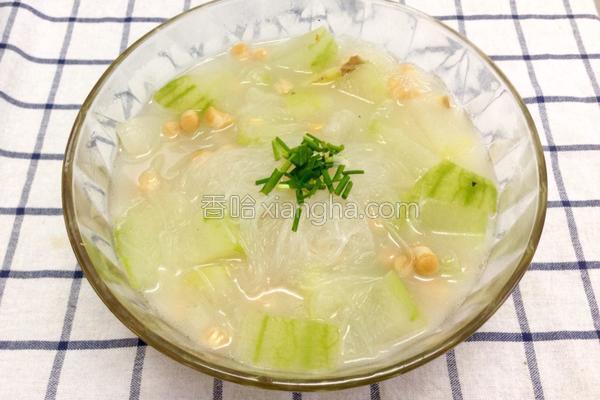 瑶柱冬瓜粉丝汤的做法_瑶柱冬瓜粉丝汤的做法