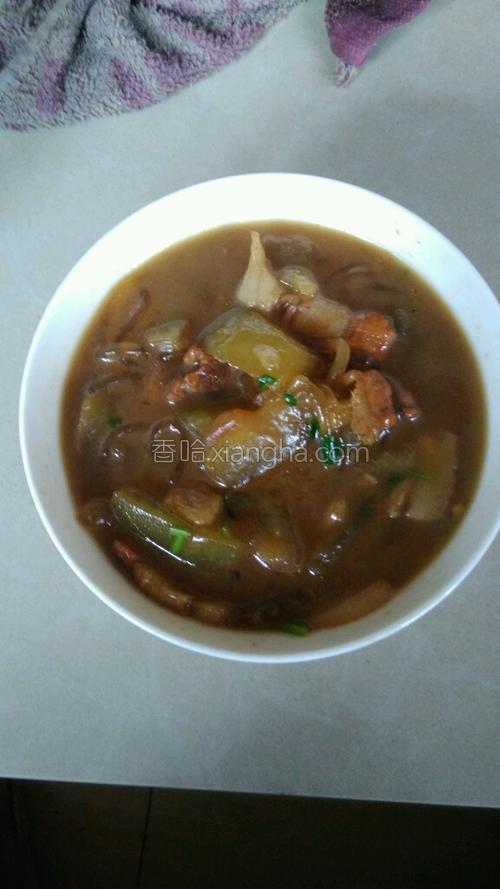 猪肉粉条炖冬瓜的做法大全【图】_猪肉粉条炖