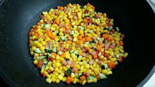 火腿炒玉米粒的做法大全【图】_火腿炒玉米粒
