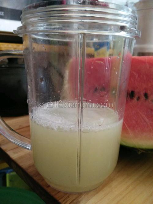 哈蜜瓜西瓜柠檬汁雪糕的做法大全【图】_哈蜜