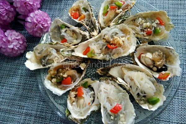 粉丝蒸牡蛎的做法_粉丝蒸牡蛎的做法大全_粉