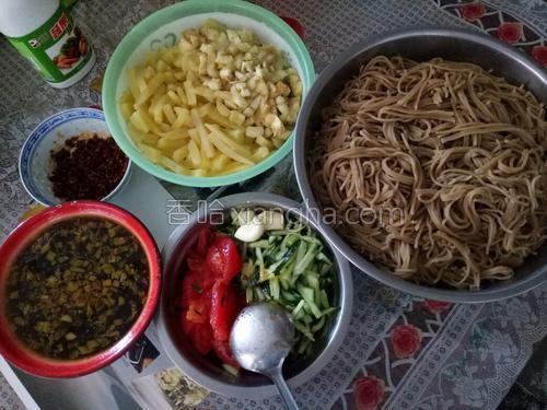 凉汤莜面的做法大全【图】_凉汤莜面的家常做