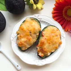 芝士牛油果烤鸡蛋