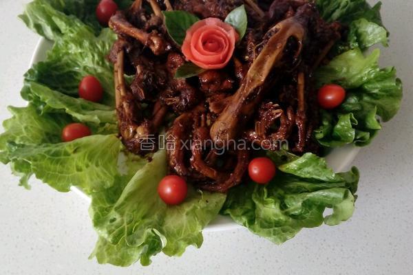 黄酒肉丸鸭翅鸭脚的酱香_做法_香哈网烧鸟鸡菜谱图片