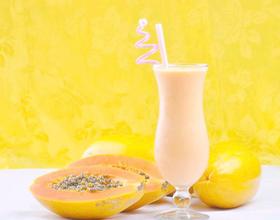 打印木瓜牛奶汁的做法