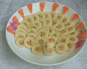 打印香蕉拼盘的做法