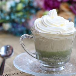 抹茶红豆奶茶