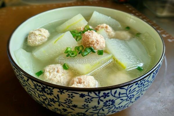 冬瓜丸子汤的做法_冬瓜丸子汤的做法大全_冬