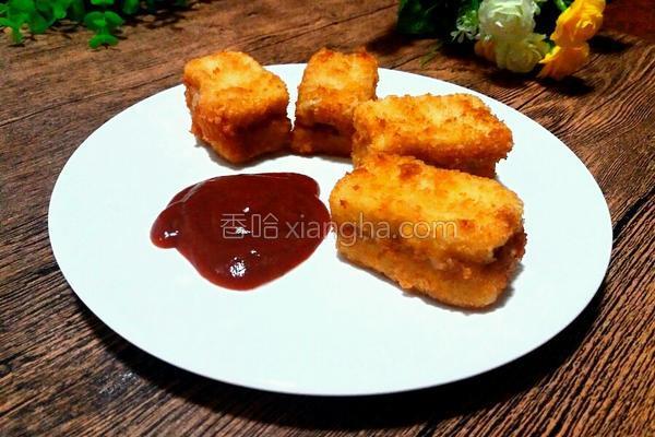 杏鲍菇肉盒的做法_杏鲍菇肉盒的做法大全_杏