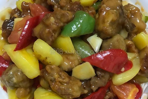 菠萝甜酸排骨的做法_菠萝甜酸排骨的做法大全