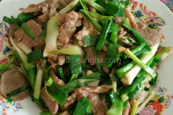 青蒜苗炒肉片的做法_青蒜苗炒肉片的做法大全