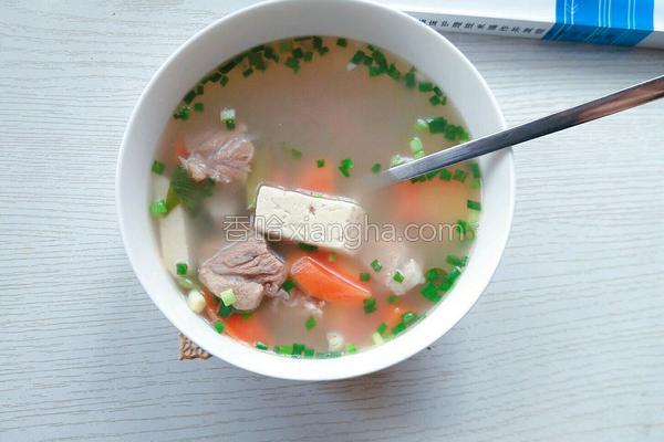 胡萝卜食谱炖菜谱的做法_部队_香哈网厨房排骨豆腐图片