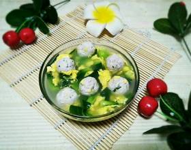 芥菜肉丸鸡蛋汤的做法_菜谱_香哈网