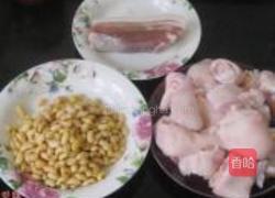 黄豆腌笃鲜的做法图解1
