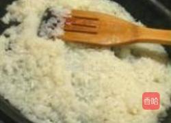 香炒糯米饭的做法图解2