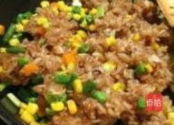 香炒糯米饭的做法图解6