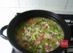腊肉豌豆煲仔饭的做法图解14