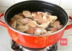 松菇炖鸡的做法图解4