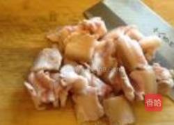 五花肉炒大头菜的做法图解4