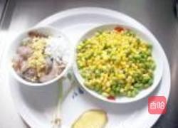 豌豆玉米炒虾球的做法图解4
