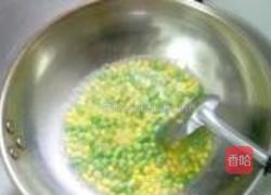 豌豆玉米炒虾球的做法图解9