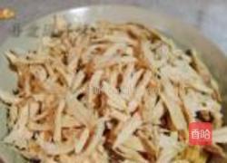 千层芥菜鸡丝的做法图解9
