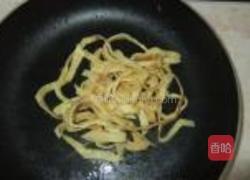 芥菜托蛋丝的做法图解4