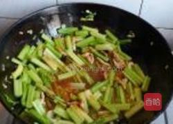 酱炒芹菜肉丝的做法图解8