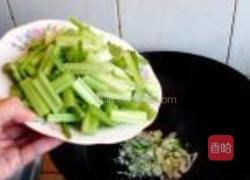 酱炒芹菜肉丝的做法图解4