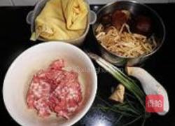 双菇肉糜百叶包的做法图解1