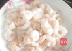 虾仁炒三素的做法图解7