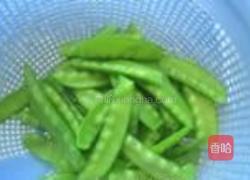 荷兰豆杂炒素菜的做法图解3