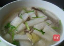 白萝卜牛肉汤的做法图解5