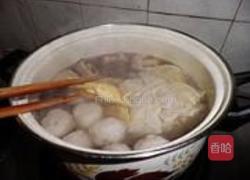 蛋饺鱼丸百叶包汤的做法图解5