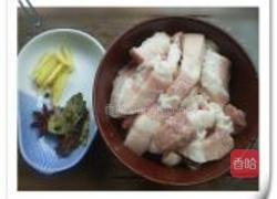 百叶结烧肉的做法图解1