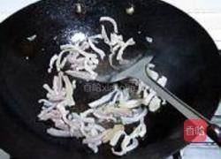 芦蒿炒咸肉的做法图解3