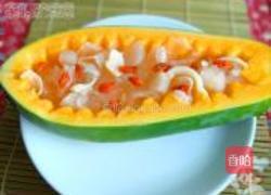 银耳木瓜盅的做法图解9