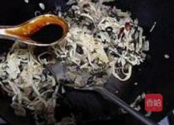 咸菜炒百叶的做法图解7