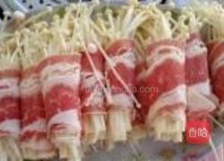 金针菇肥牛卷的做法图解1