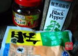 豆瓣腐竹鱿鱼丝的做法图解2