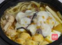 金汤豆腐鱼煲的做法图解11
