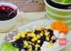 蓝莓嫩豆腐的做法图解7