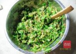 小芹菜鲜肉烧麦的做法图解4
