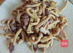私房辣炒鸭肠的做法图解2
