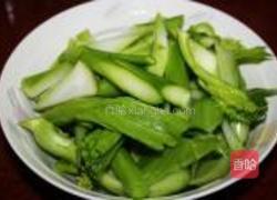 芥菜炒酿猪皮的做法图解3
